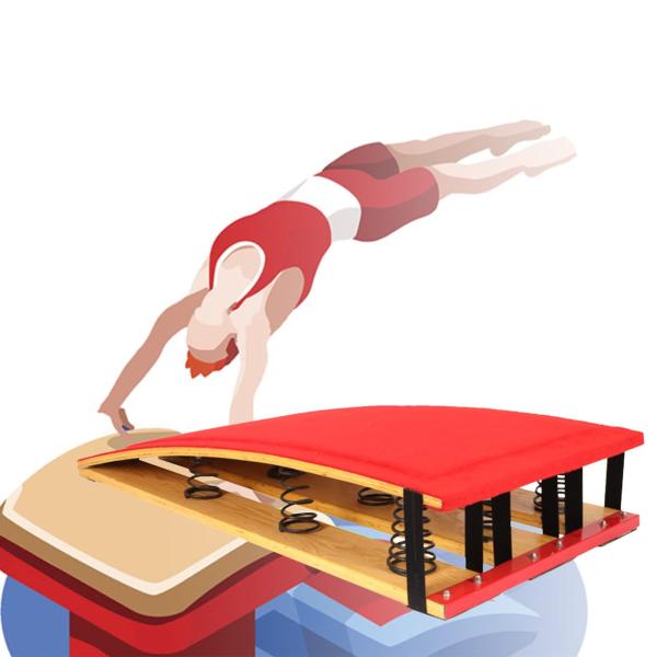 ロイター板 9春のホーム体操スプリングボード、 スタジオジム格闘技のためのプロの体操機器、 厚くされ...