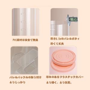 透明ぬいぐるみ収納ケース ぬいぐるみ収納桶 ぬ...の詳細画像5