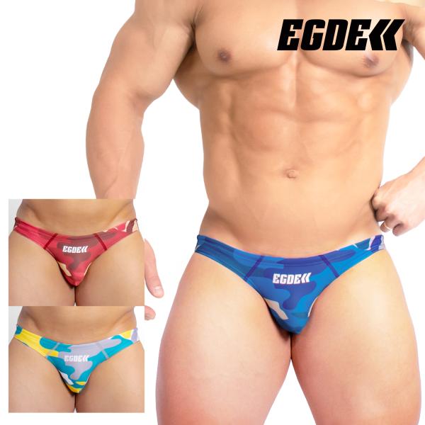 【3845】SQUALL CAMO super low-rise swim bikini