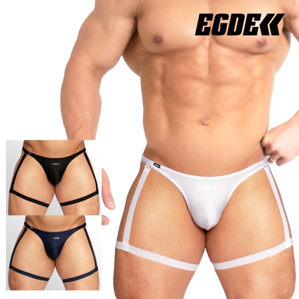 【4029】UNIGHT super low-rise t-back with garter bel...