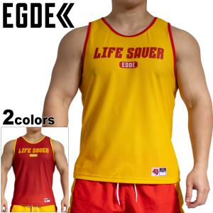 EGDE≪ LIFESAVER パイピング メッシュ タンクトップ　3210