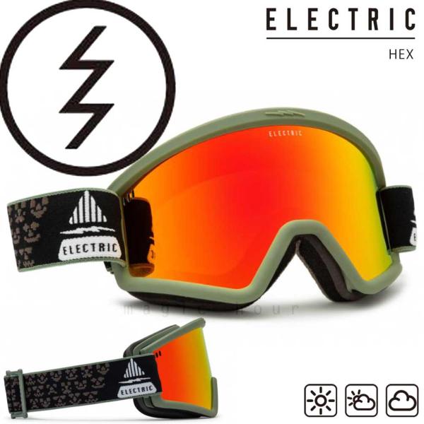 スノーボード スノボー ブランド ゴーグル 型落ち エレクトリック ELECTRIC HEX メンズ...