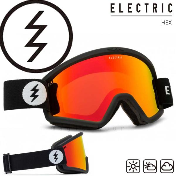 スノーボード スノボー ブランド ゴーグル 型落ち エレクトリック ELECTRIC HEX メンズ...
