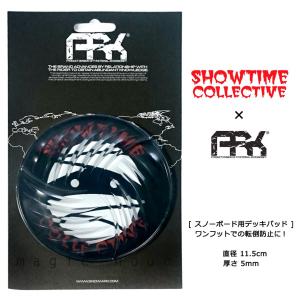 送料無料 スノーボード 滑り止め デッキパッド スノボ 板 クリア 透明 ステッカー 大判 ARKコラボ SHOWTIME COLLECTIVE ショウタイム コレクティブ ブランド｜xover-int