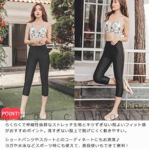 送料無料 ラッシュガード 7分丈 レギンス 水...の詳細画像1