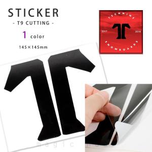 送料無料 TECHNINE テックナイン カッティング ステッカー ブランドおしゃれ かっこいい ロゴ T9-STICKER-CUTTING｜xover-int
