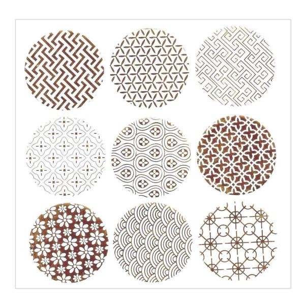 透明 ゴールド 封印 封かん シール 模様 ギフトシール 招待状 案内状 ラベル ステッカー クリア...