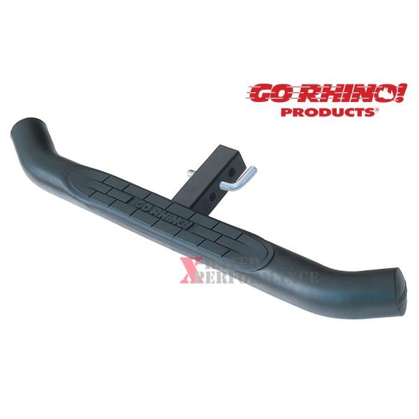 GoRhino! ヒッチステップ ３インチ ブラックパウダーコートチューブ