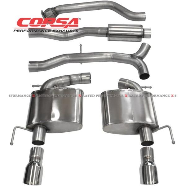 キャデラック ATS 2013-2019 エキゾーストシステム マフラー