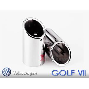 VW ゴルフ 7 1.4 マフラーカッター エキゾーストチップ クローム