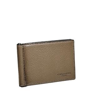 新新商品　COACH　コーチ　マネークリップ　折り財布　正規　ライトブルー 新新商品COACHコーチマネークリップ折り財布正規ライトブルー