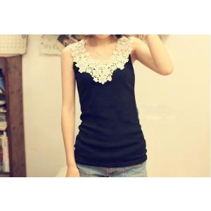 花柄モチーフレース タンクトップ レディース レースタンクトップ チュニック インナー バックレース 重ね着タンクトップ キャミソール トップス