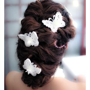 フィオナ フランシモン ヘアピン3色3本セット ベージュ キャメル ヘア