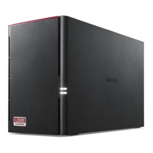 BUFFALO ネットワークHDD(8TB) LS520D0802G Link Station ハードディスクドライブ デュアルコアCPU搭載。同時アクセスでも速い。｜xwpio