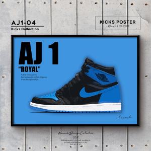 AJ1 ロイヤルブルー スニーカーポスター キックスポスター