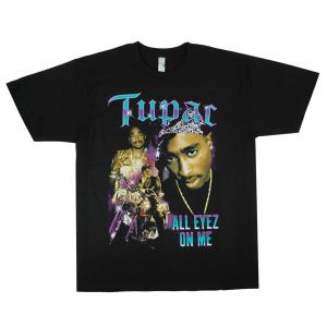 メンズ Tシャツ【クリックポスト対応可】2PAC TEE TUPAC ラップT ラッパーミュージックT アーティストTブラック 黒 青 紫レジェンド ギャングスタ チカーノWESTS