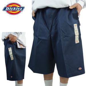 DICKIES ディッキーズメンズ パンツ42274 EASY CARE SHORTS イージーケアショーツNAVY(ネイビー)ズボン ストレート カルチャーTATOO ローライダー 作業着 紺｜xxxtmw