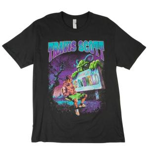 【クリックポスト対応可】メンズ TシャツTRAVIS SCOTT WELCOME TO ASTRO WORLD TEEトラビススコット ウェルカム トゥ アストロワールド TシャツBLACK(ブラック)｜xxxtmw