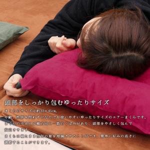 Prairie House エアーまくら 2個セット セーム生地エアー枕 セーム皮風 ピロー 送料無 Phs127 クッション 防災 ラッピング無料 車中泊 車旅