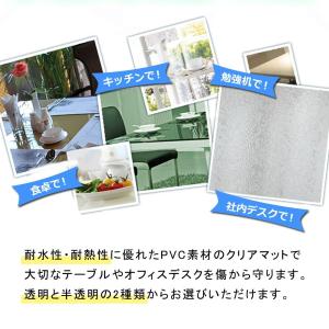デスクマット 透明シート オフィス マウス対応...の詳細画像1