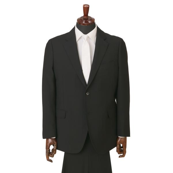【洋服の青山】スリーシーズン ブラック系 シングルスタンダードフォーマル【E体】【キング】 【ジャケ...