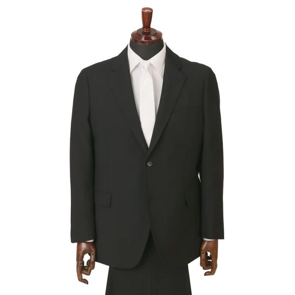 【洋服の青山】スリーシーズン ブラック系 シングルスタンダードフォーマル【K体】【キング】 【ジャケ...