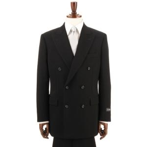 AOYAMA 【洋服の青山】 スリーシーズン用 ブラック系 御幸毛織 ダブル