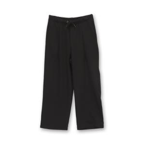 【洋服の青山】ボトムス 9分丈 ズボン オールシーズン用 ブラック系 【男女兼用】スポンジスウェットアンクル丈パンツ【セットアップ着用可】 エーウェア｜y-aoyama