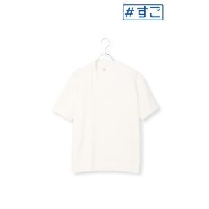 【洋服の青山】春夏用 ホワイト系 冷感レイヤード Tシャツ【すごシャツ】【COOL CONTACT】 A