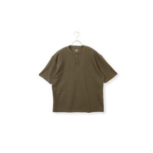 【未使用】ブリーフィング モックネック ハイネック Tシャツ 半袖 ブラウン 茶 AOYAMA 【洋服の青山】モックネック Tシャツ メンズ 半袖 春夏用