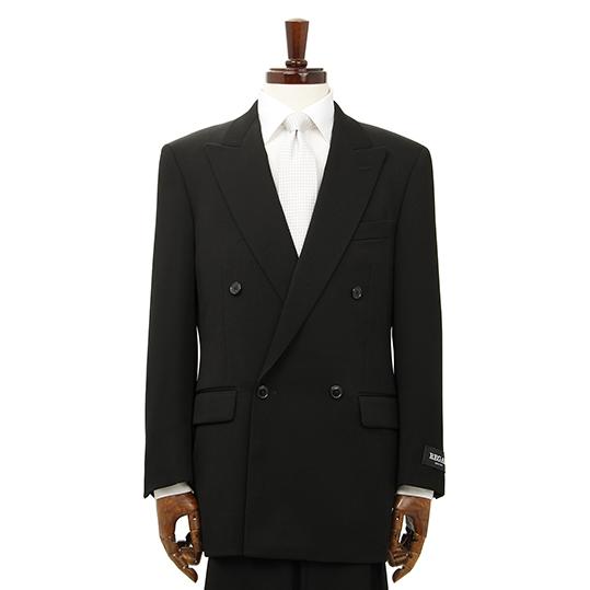 スリーシーズン用 ブラック系 ダブルスタンダードフォーマル REGAL