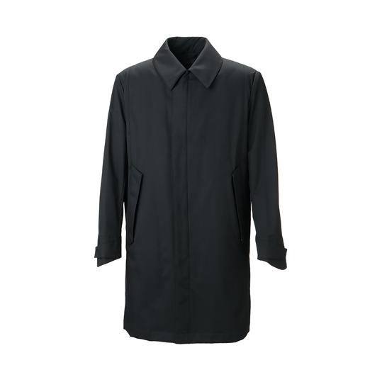 【洋服の青山】秋冬用 ブラック系 ステンカラースタンダードコート REGAL