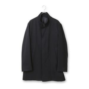 Savile Raw カシミヤ100% ブラック　ステンカラーコート カシミヤステンカラーコート (231402-91) | Savile Row | 紳士服