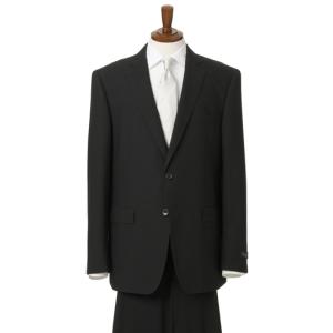 AOYAMA 【洋服の青山】盛夏用 ブラック系 スタイリッシュフォーマル