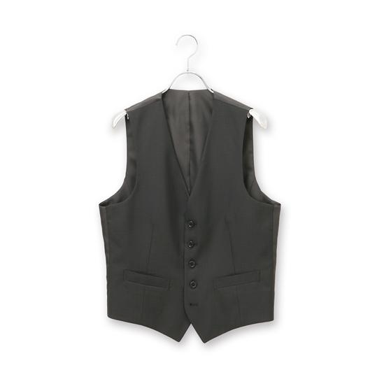 【洋服の青山】ブラック系 セレモニーベスト【シングル】 RARE BLACK