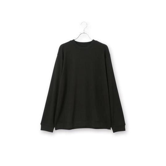 【洋服の青山】オールシーズン ブラック系 とろリッチロングＴシャツ【長袖】 長袖 クルーネック