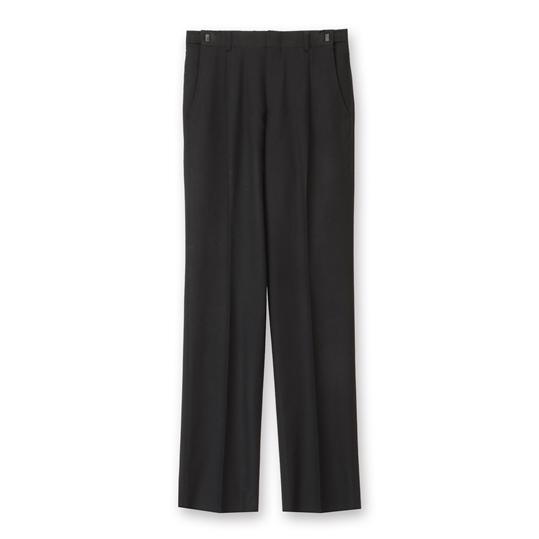 【洋服の青山】秋冬用 ブラック系 スタンダードスラックス【ワンタック】【Plastics Smart...