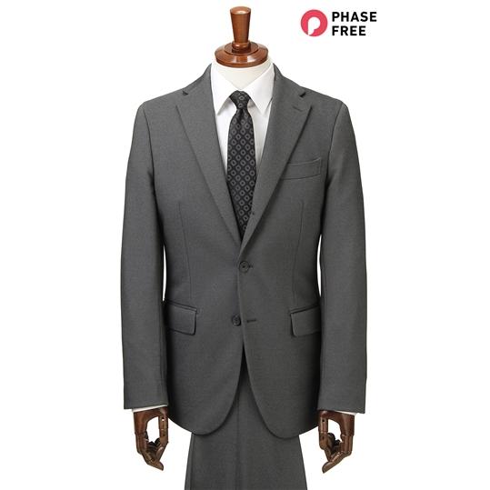【洋服の青山】秋冬用 グレー系 スタイリッシュスーツ【TioTio PREMIUM】【ACTIVEX...