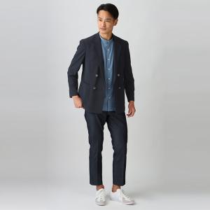 【洋服の青山】涼しい ダブルブレザー メンズ ...の詳細画像2