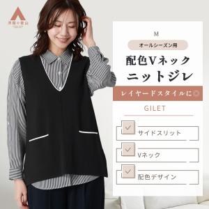 AOYAMA 【洋服の青山】ニットベスト レディース 春夏秋冬 ブラック 黒