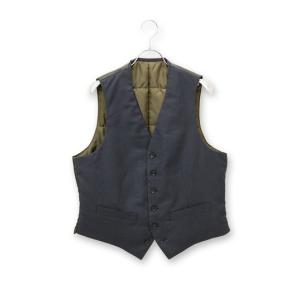 AOYAMA 【洋服の青山】秋冬 グレー系 スタイリッシュ中綿ベスト
