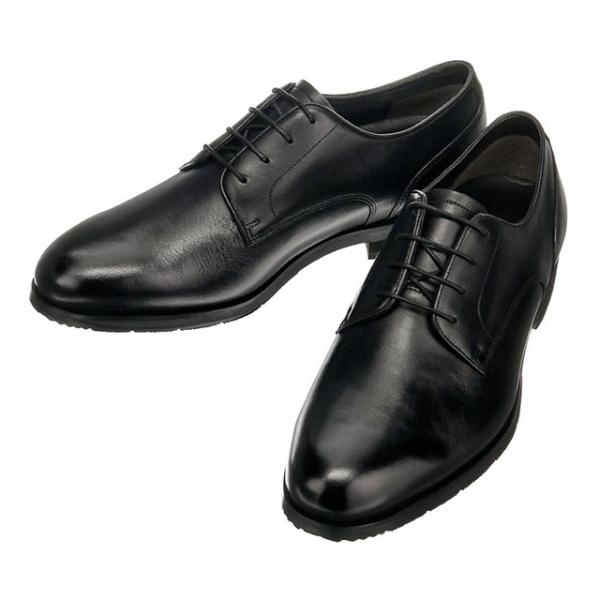 【洋服の青山】《最短当日発送》ビジネスシューズ メンズ 3E 24-28cm ブラック 黒 プレーン...