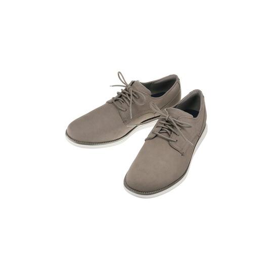 【洋服の青山】グレー系 プレーントゥ【外羽根式】【ヌバック】【COLE HAAN×ACTIBIZ別注...