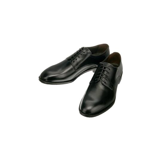 【洋服の青山】《最短当日発送》ブラック系 プレーントゥ ビジネスシューズ【外羽根式】【Handcra...