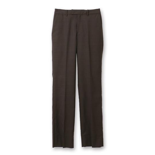 【洋服の青山】オールシーズン用 ブラウン系 ストレートパンツ【MARLANE】【セットアップ着用可】...