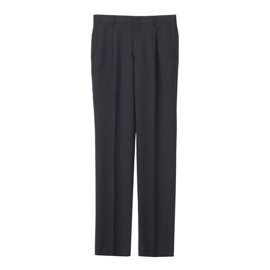 【洋服の青山】メンズ 秋冬 ネイビー系 スタンダードスラックス【ワンタック】【Plastics Sm...