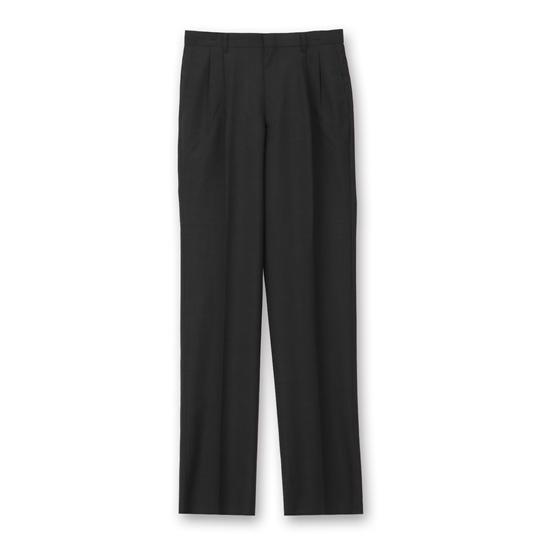 【洋服の青山】洗える シワになりにくい メンズ スラックス 春夏 グレー 灰色 ゆったり スタンダー...