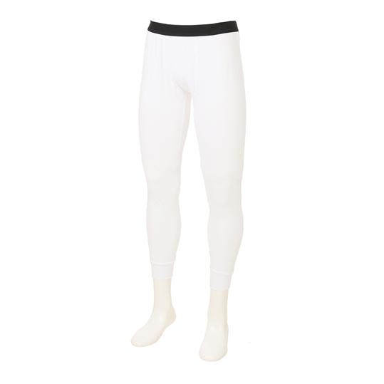 【洋服の青山】暖かい 裏起毛 ロングタイツ メンズ 秋冬用  ホワイト系 白 無地 保温 吸湿発熱 ...