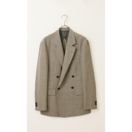 【洋服の青山】春夏 ブラウン系 ダブル4ボタンジャケット【Plastics Smart】 ダブル4ボ...