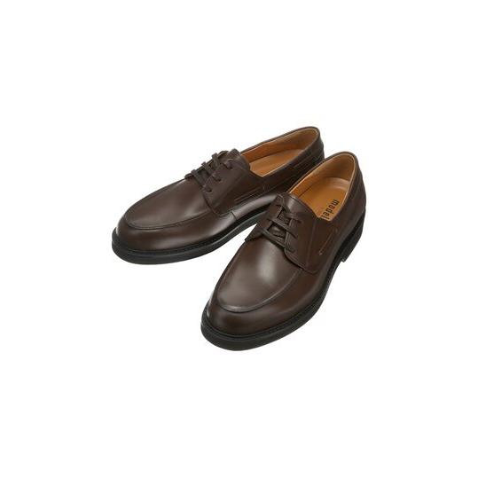 【洋服の青山】ブラウン系 Uチップボートシューズ【modello for MORLES】 Uチップ ...